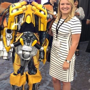 Banana Republic Striped Bodycon Dress